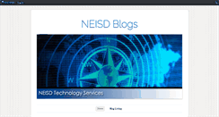 Desktop Screenshot of blogs.neisd.net